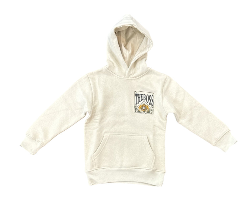 FWRD Kids 'Boss' Fleece Pullover Hoodie (Stone/Olive) FW-10545K - FRESH N FITTED