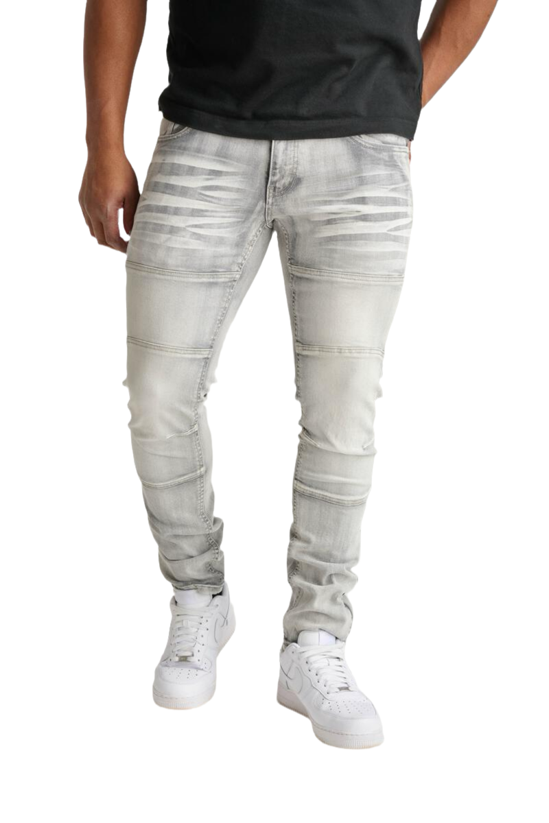 Spark Stretch Denim (Gray) S3003 - FRESH N FITTED