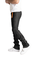 Taker 'Raw Fabric' Stack Denim (Raw Black) B2067 - FRESH N FITTED