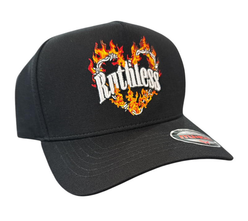 MUKA 'Ruthless' Snapback Hat (Black) S4449 - FRESH N FITTED