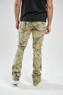 Taker 'Hunter Camo' Stack Denim (Gray) B2107 - FRESH N FITTED