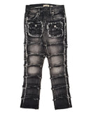 FWRD Kids 'Cargo' Stacked Denim (Washed Black) FW-33958k - FRESH N FITTED