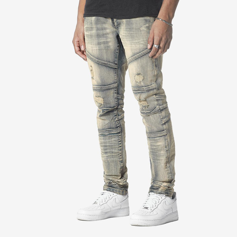 Copper Rivet Side Pocket Denim Pants (Dirt Tint) 933208