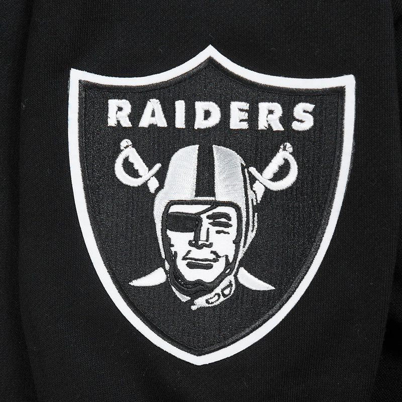 Pro Standard 'Las Vegas Raiders Wingspan' Drop Shoulder Hoodie (Black) FOR5410450 - FRESH N FITTED