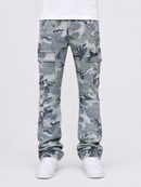 Kind Red 'Rhinestone Camo' Stacked Pants (Green Camo) KD2228