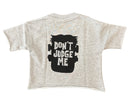 Focus Kids 'Face' Cropped T-Shirt (Grey) 80710T/K - FRESH N FITTED