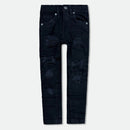 Evolution Kids 'Wild Tiger' Distressed Ripple Denim (Jet Black) EV-33319/LK - FRESH N FITTED