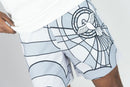 Rebel Minds 'RBL' Board Shorts (Grey) 151-922 - FRESH N FITTED