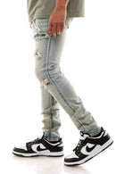 KDNK Plaid Denim (Blue) KND4517 - FRESH N FITTED