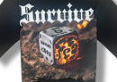 Kindred 'Survive' Cropped Oversized T-Shirt (Black) OST05 - FRESH N FITTED