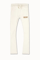Jordan Craig Kids 'SYIP Tonal' Stacked Sweatpants (Bone) 8899LK/LB - FRESH N FITTED