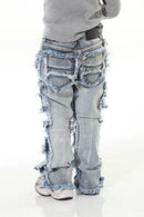 Stylo Kids Stacked Flare Denim (Lt. Blue) 7PKT-003 - FRESH N FITTED