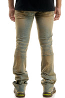 KDNK Raw Edge Skinny Flare Denim KND4602 (T.M.Blue) - FRESH N FITTED