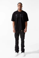 SYIP 'York' Stacked Denim (Jet Black) JTF2117 - FRESH N FITTED