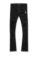 SYIP 'York' Stacked Denim (Jet Black) JTF2117 - FRESH N FITTED