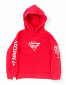 Highly Undrtd Kids 'Given' Hoodie (Red) UF5601K - FRESH N FITTED