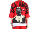 Kleep 'Asen' Premium Cropped T-Shirt (Red) KT-1840S - FRESH N FITTED