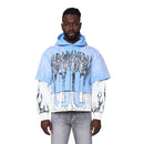 Smoke Rise 'Unbreakable' Cropped Hoodie (Carolina Blue) FO25617 - FRESH N FITTED