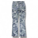 Kind Red 'Rhinestone Camo' Stacked Pants (Green Camo) KD2228 - FRESH N FITTED