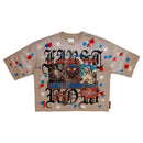 First Row ‘A Sacred Vow Endless Mercy' Cropped T-Shirt (Khaki) FRM1026A - FRESH N FITTED