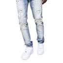 Smoke Rise Vintage Washed Denim (Fennel Blue) JP23733 - FRESH N FITTED