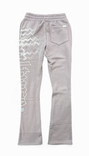 Highly Undrtd ‘Obsessive Culture' Stacked Joggers (Storm) UF5209 - FRESH N FITTED