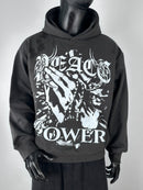 Inner Peace ‘Power’ Pullover Hoodie (Charcoal) - FRESH N FITTED