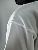 Inner Peace Wings Of Power Oversized Cropped T-Shirt (White) - FRESH N FITTED
