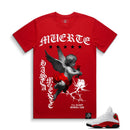 Hasta Muerte 'Flight Star' T-Shirt (Red) - FRESH N FITTED