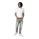 Smoke Rise 'Gradation Effect' Denim (Kelly Blue) JP25512 - FRESH N FITTED