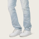 Smoke Rise 'Heavy Whisker Affect' Denim (Kori Blue) JP25508 - FRESH N FITTED
