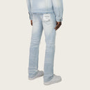 Smoke Rise 'Heavy Whisker Affect' Denim (Kori Blue) JP25508 - FRESH N FITTED