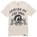 Cookies 'Beware Of The Dog' T-Shirt (Cream) - FRESH N FITTED