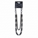 Kind Red 'Rhinestone' Pocket Chain (Black) 0917-11 - FRESH N FITTED