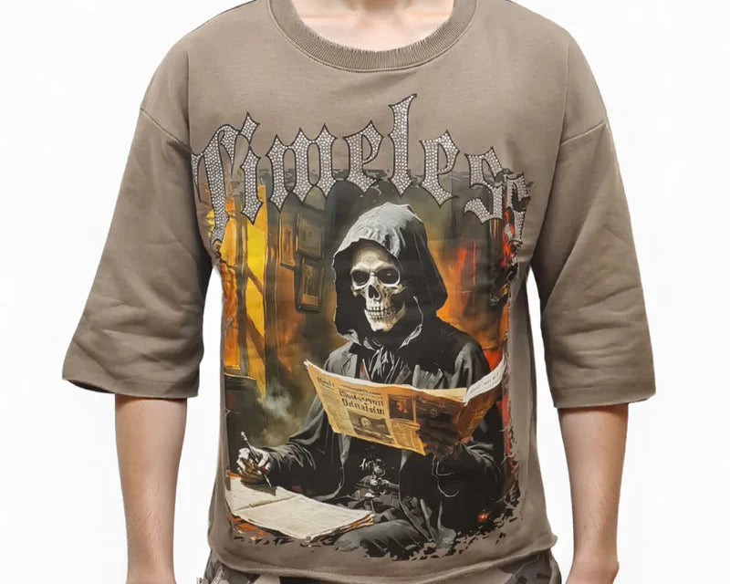 Focus 'Timeless' Cropped T-Shirt (Harvest) 80731 - FRESH N FITTED