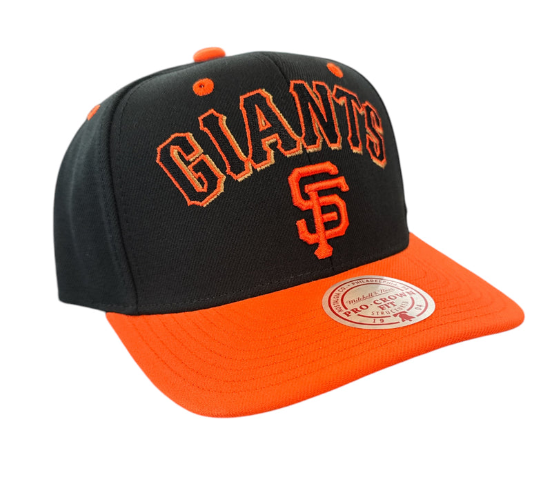 Mitchell & Ness 'San Francisco Giants' MLB All In 2.0 Pro Snap Back Hat (Black) HP8590