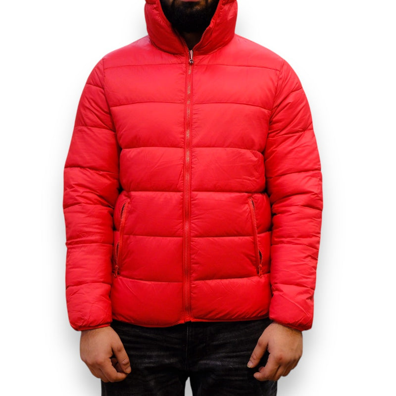 Switch Essential Puffer Jacket (Red) SF3851 - FRESH N FITTED