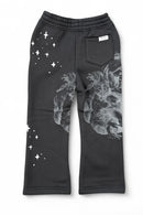 Highly Undrtd Kids 'Divine' Stacked Joggers (Black) UF5203K