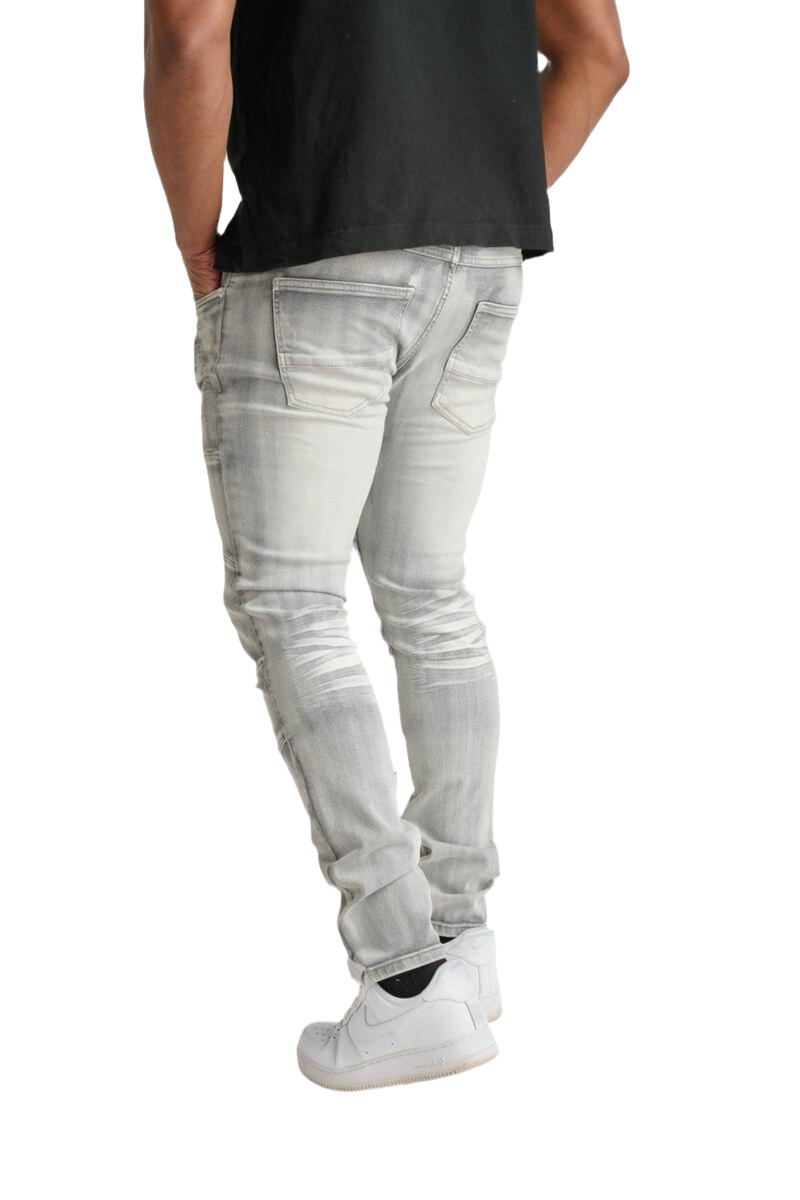 Spark Stretch Denim (Gray) S3003 - FRESH N FITTED