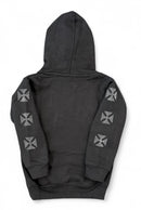 FWRD Kids 'Saint Crytsal' Fleece Pullover Hoodie (Black) FW-10638K