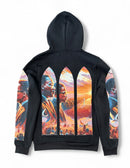 Black Pike 'Legends' Tapestry Hoodie (Black) FB2536S