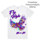 PG Apparel 'Fly High' T-Shirt (White) FLY100 - FRESH N FITTED