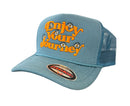 Muka 'Enjoy' Trucker Hat (Teal/Blue) T5429 - FRESH N FITTED