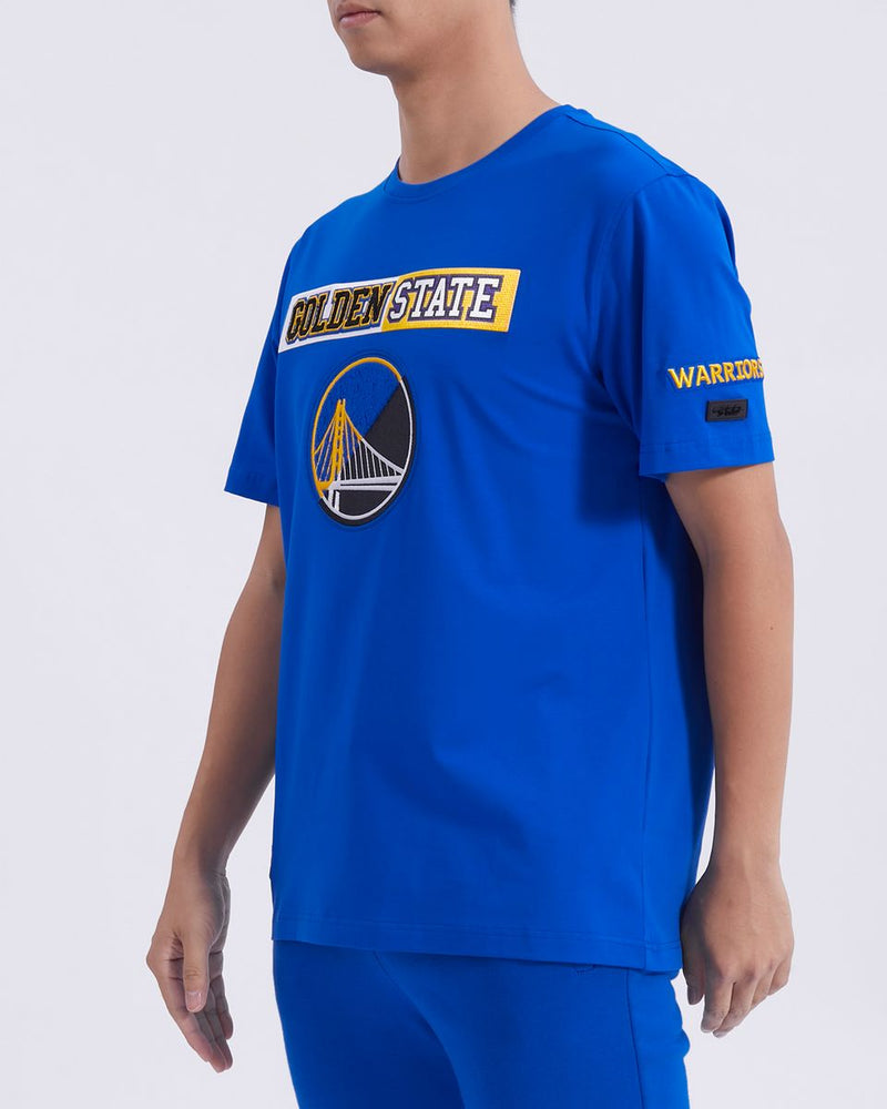 Pro Standard Golden State Warriors 'Split Logo' T-Shirt (Royal Blue) BGW1515689 - FRESH N FITTED