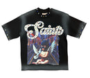 DRAPER & MAYNARD ‘Saint’ Cropped Crew Fleece Short Sleeve T-Shirt (Black) DM5301BK - FRESH N FITTED