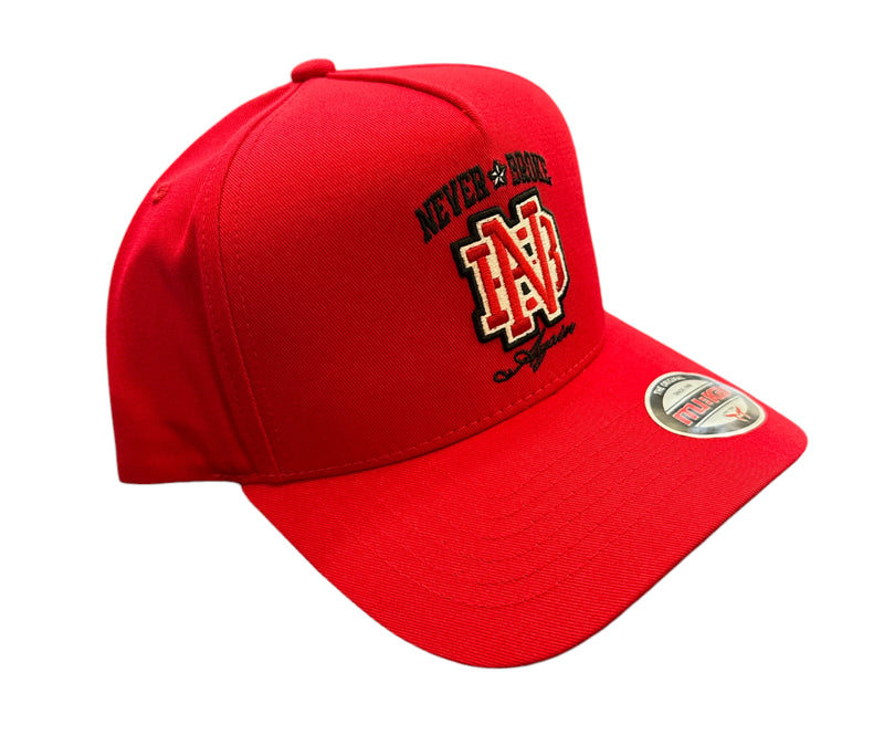 Muka 'Never Broke Again' Snapback Hat (Red) S4429 - FRESH N FITTED