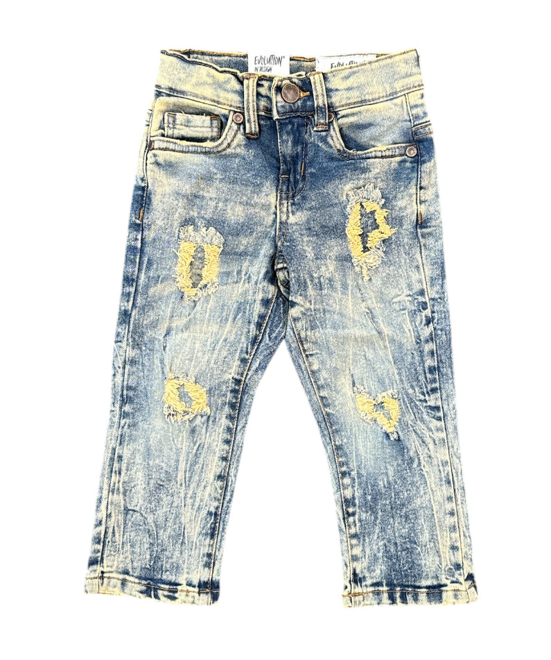 Evolution Kids 'Straight Standard' Denim (Lt.Tint) EV-330187K - FRESH N FITTED