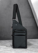 WK Compact Side Bag w/Zipper in Black