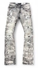 Evolution 'Explosion' Stacked Denim (Washed Black) EV-330298