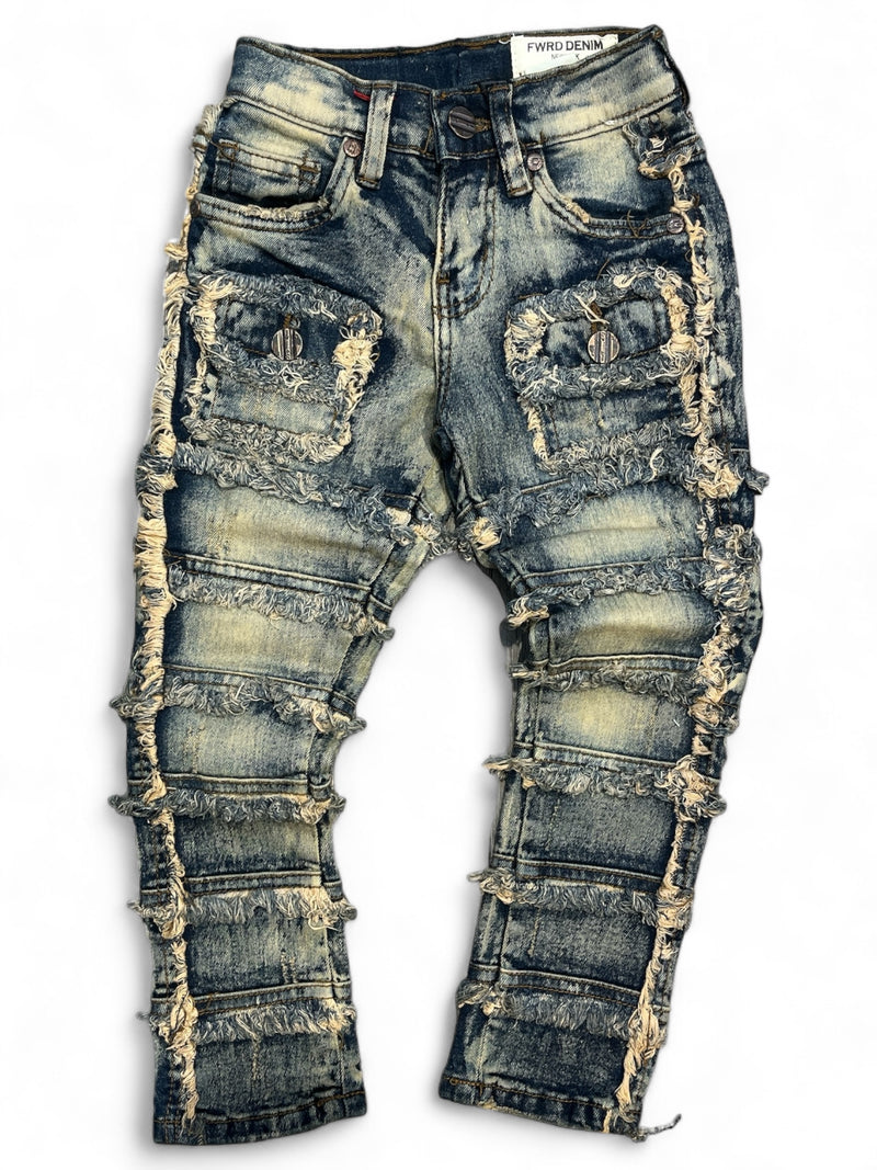 FWRD Kids 'Cargo' Stacked Denim (LT.Tint) FW-33958k - FRESH N FITTED